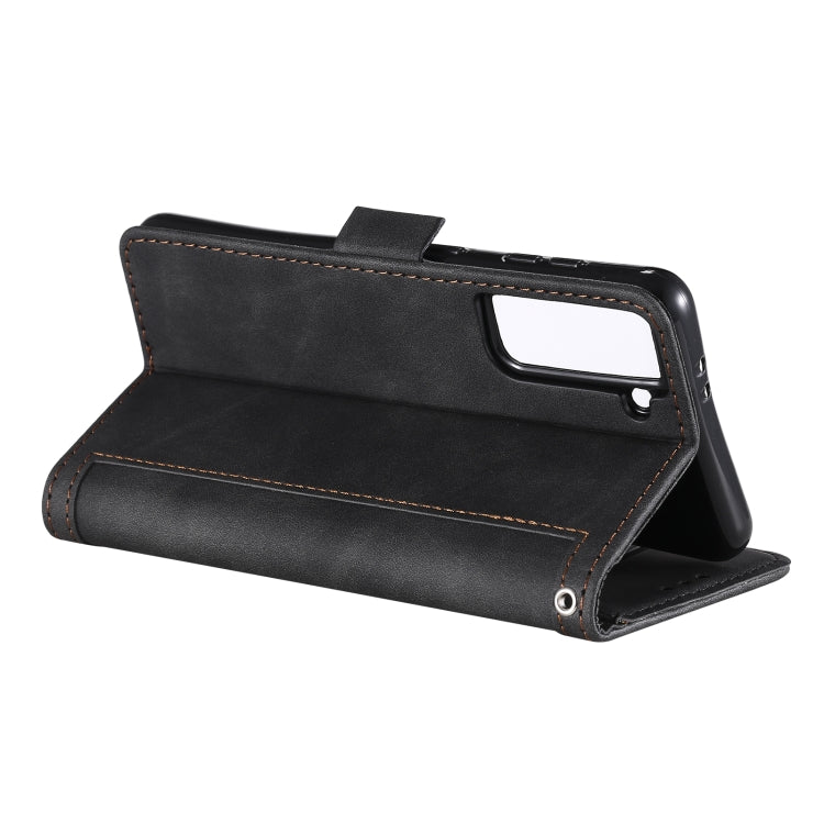 For Samsung Galaxy S21 5G Retro Splicing Horizontal Flip Leather Case with Card Slots & Holder & Wallet