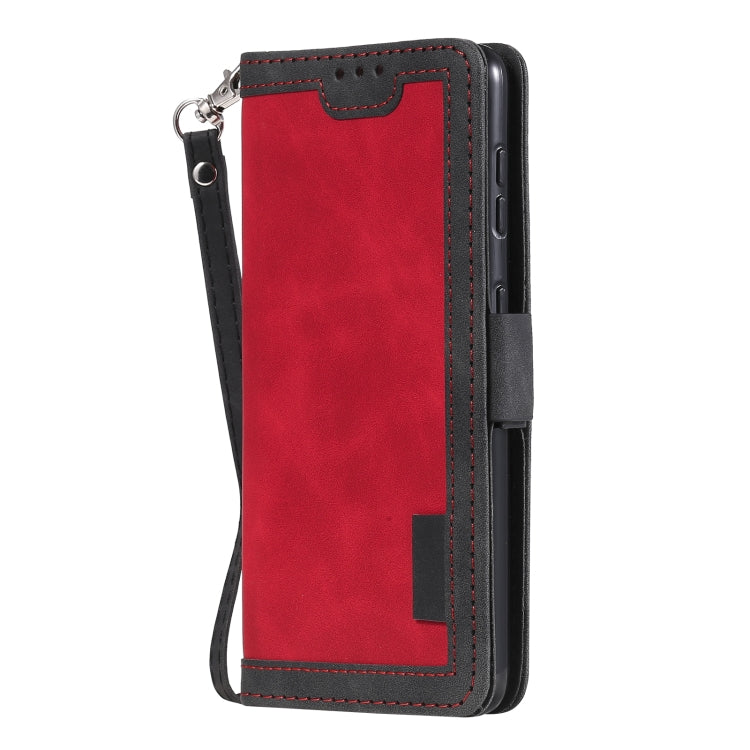 For Samsung Galaxy S21+ 5G Retro Splicing Horizontal Flip Leather Case with Card Slots & Holder & Wallet