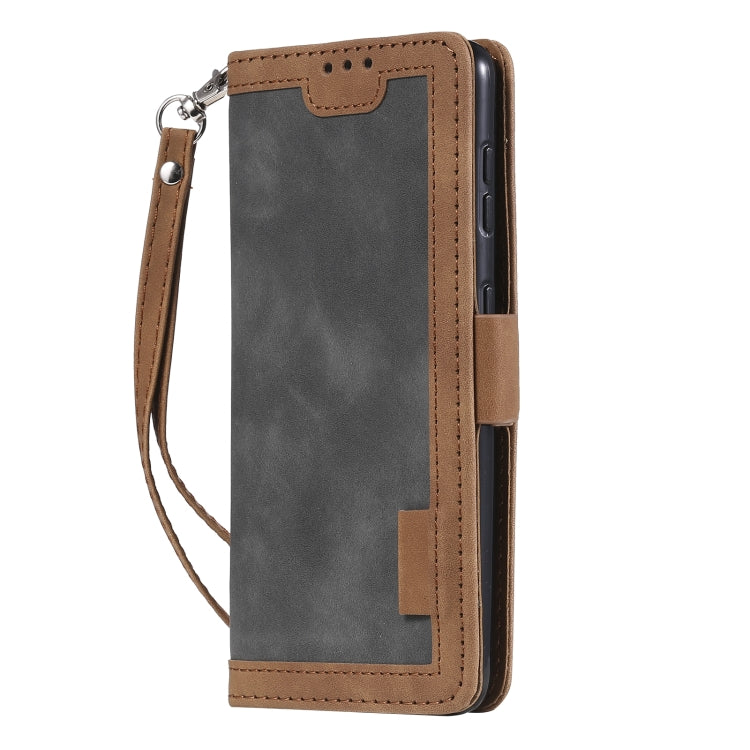For Samsung Galaxy S21+ 5G Retro Splicing Horizontal Flip Leather Case with Card Slots & Holder & Wallet