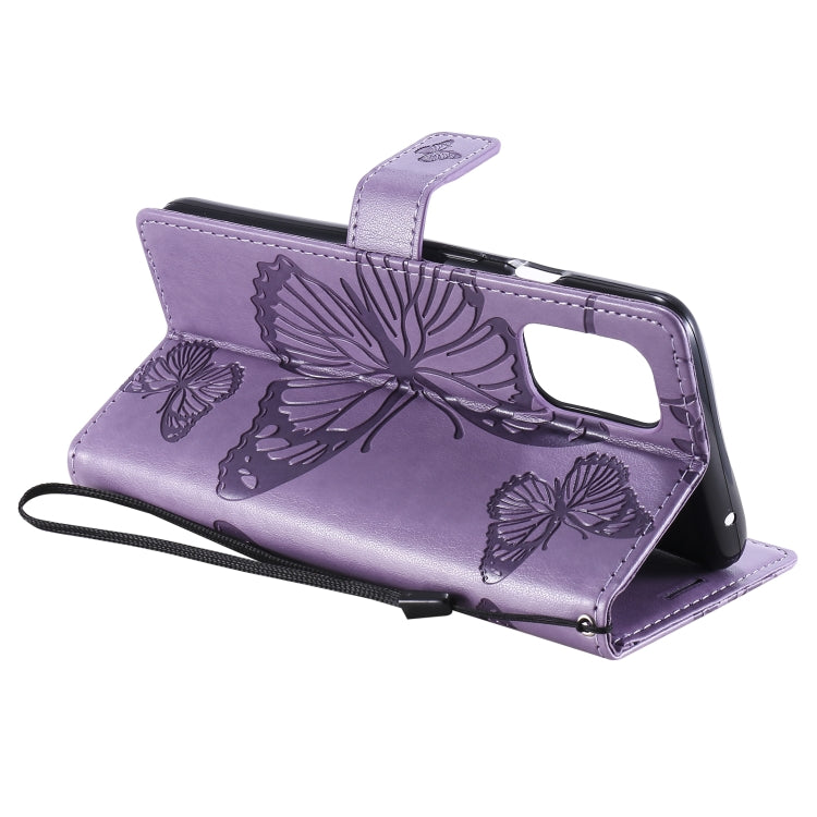 For OnePlus 8T 3D Butterflies Embossing Pattern Horizontal Flip Leather Case with Holder & Card Slot & Wallet