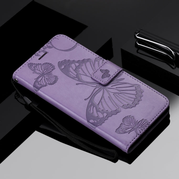 For OnePlus 8T 3D Butterflies Embossing Pattern Horizontal Flip Leather Case with Holder & Card Slot & Wallet