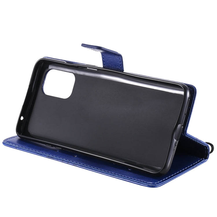 For OnePlus 8T 3D Butterflies Embossing Pattern Horizontal Flip Leather Case with Holder & Card Slot & Wallet