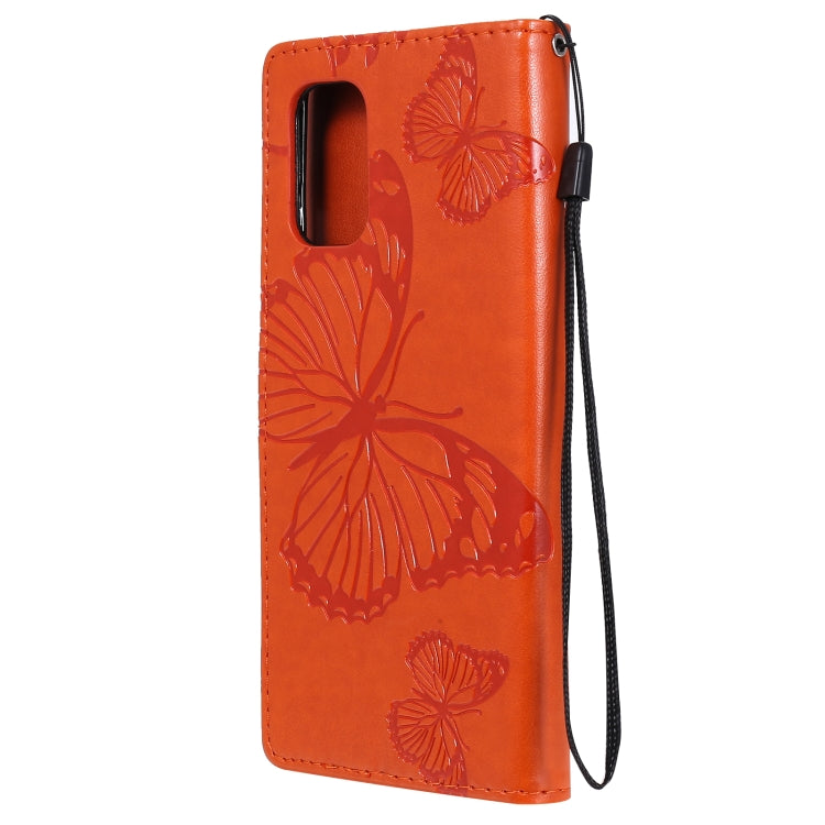 For OnePlus 8T 3D Butterflies Embossing Pattern Horizontal Flip Leather Case with Holder & Card Slot & Wallet