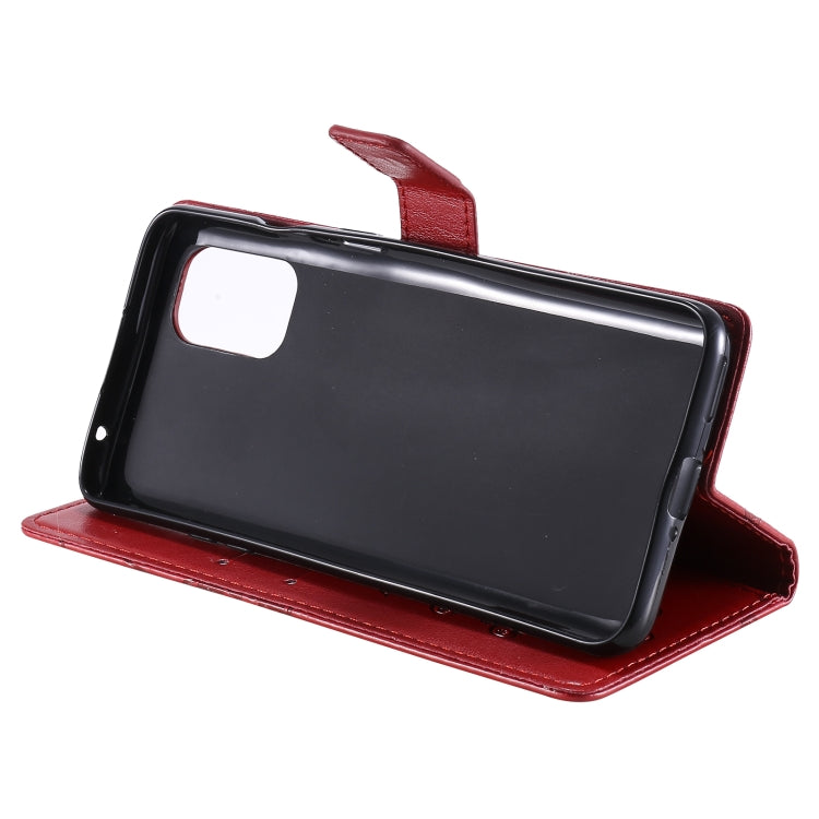 For OnePlus 8T 3D Butterflies Embossing Pattern Horizontal Flip Leather Case with Holder & Card Slot & Wallet