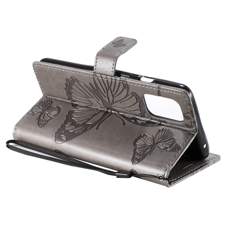 For OnePlus 8T 3D Butterflies Embossing Pattern Horizontal Flip Leather Case with Holder & Card Slot & Wallet