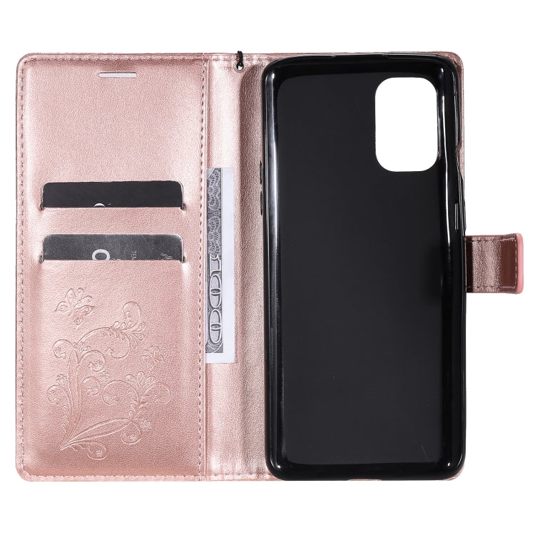 For OnePlus 8T 3D Butterflies Embossing Pattern Horizontal Flip Leather Case with Holder & Card Slot & Wallet