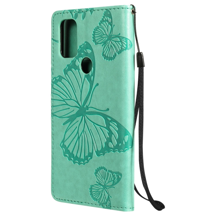 For OnePlus Nord N10 5G 3D Butterflies Embossing Pattern Horizontal Flip Leather Case with Holder & Card Slot & Wallet