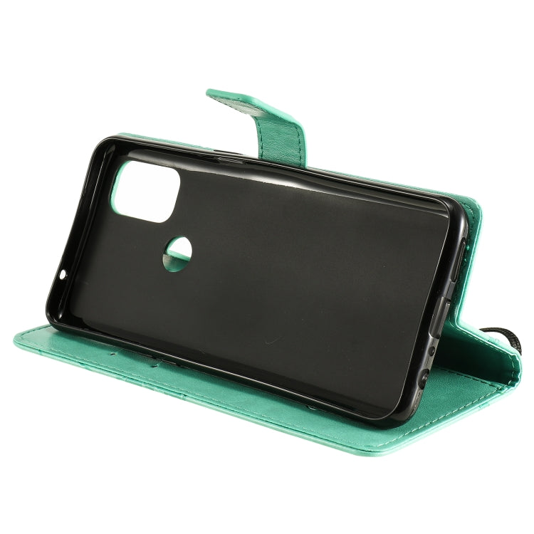 For OnePlus Nord N10 5G 3D Butterflies Embossing Pattern Horizontal Flip Leather Case with Holder & Card Slot & Wallet