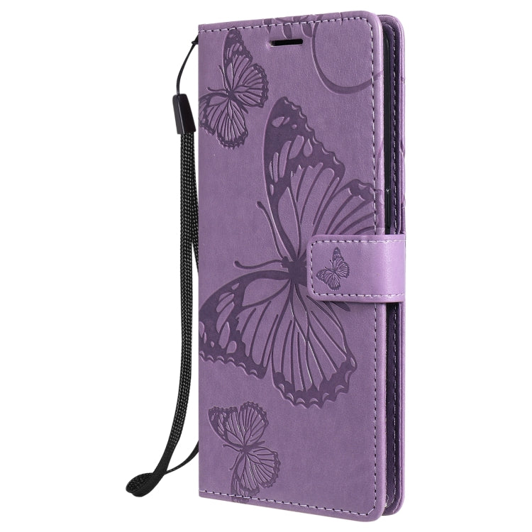 For OnePlus Nord N10 5G 3D Butterflies Embossing Pattern Horizontal Flip Leather Case with Holder & Card Slot & Wallet