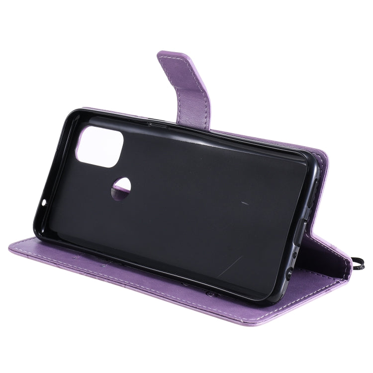 For OnePlus Nord N10 5G 3D Butterflies Embossing Pattern Horizontal Flip Leather Case with Holder & Card Slot & Wallet