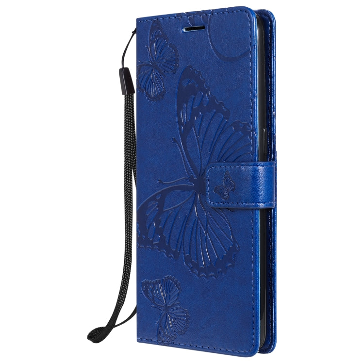 For OnePlus Nord N10 5G 3D Butterflies Embossing Pattern Horizontal Flip Leather Case with Holder & Card Slot & Wallet
