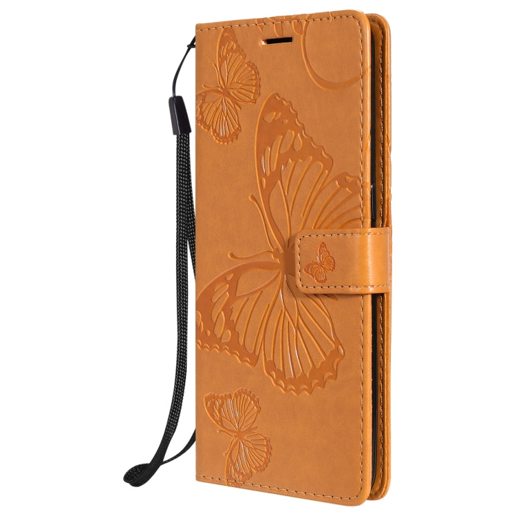 For OnePlus Nord N10 5G 3D Butterflies Embossing Pattern Horizontal Flip Leather Case with Holder & Card Slot & Wallet
