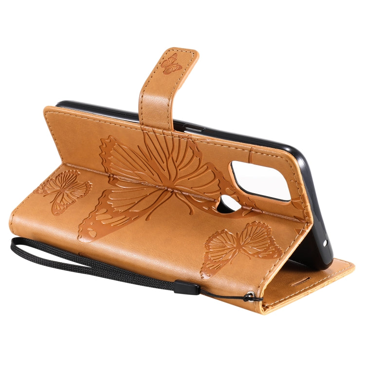 For OnePlus Nord N10 5G 3D Butterflies Embossing Pattern Horizontal Flip Leather Case with Holder & Card Slot & Wallet