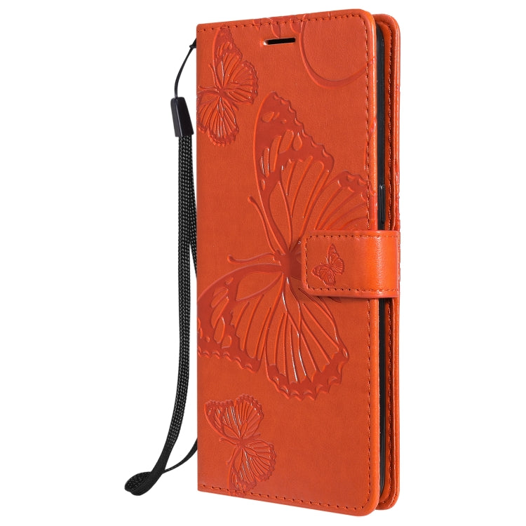 For OnePlus Nord N10 5G 3D Butterflies Embossing Pattern Horizontal Flip Leather Case with Holder & Card Slot & Wallet