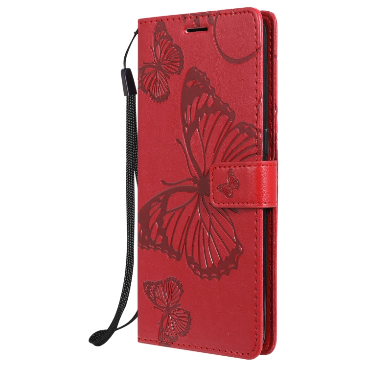 For OnePlus Nord N10 5G 3D Butterflies Embossing Pattern Horizontal Flip Leather Case with Holder & Card Slot & Wallet