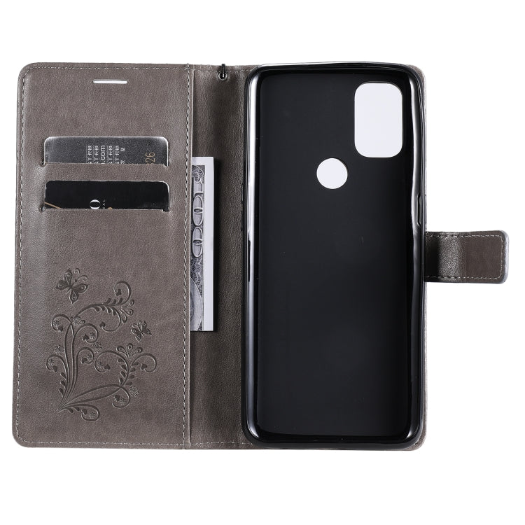 For OnePlus Nord N10 5G 3D Butterflies Embossing Pattern Horizontal Flip Leather Case with Holder & Card Slot & Wallet