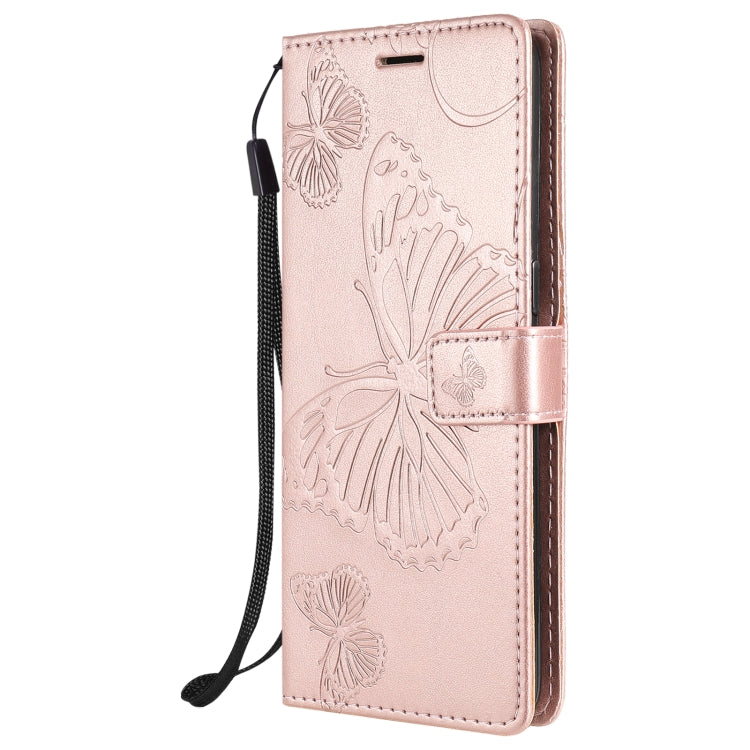 For OnePlus Nord N10 5G 3D Butterflies Embossing Pattern Horizontal Flip Leather Case with Holder & Card Slot & Wallet