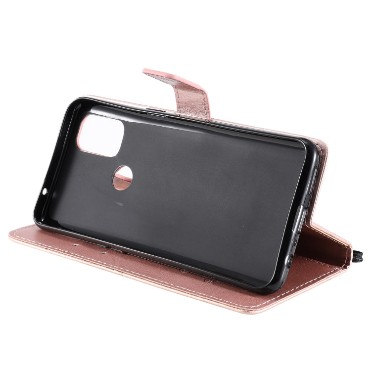 For OnePlus Nord N10 5G 3D Butterflies Embossing Pattern Horizontal Flip Leather Case with Holder & Card Slot & Wallet