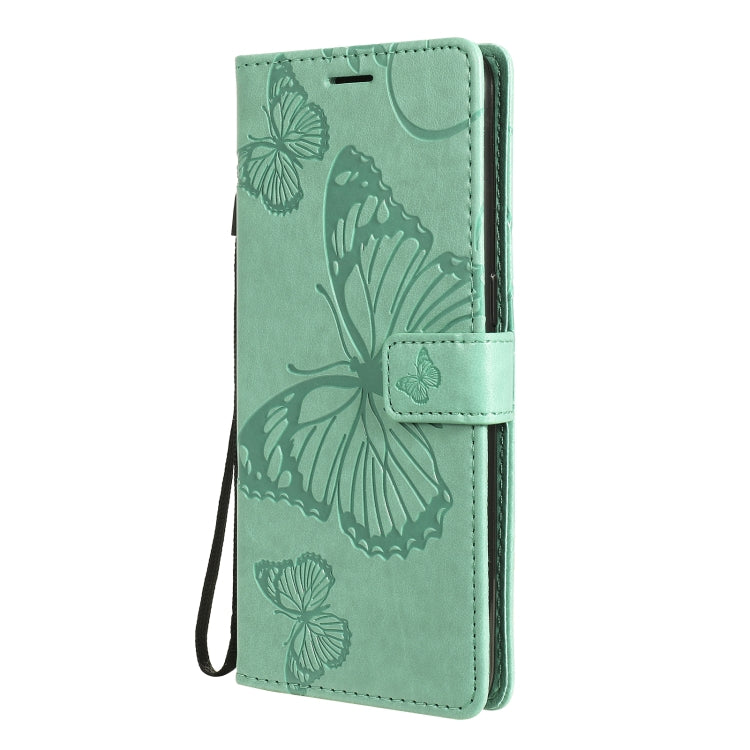 For OnePlus Nord N100 5G 3D Butterflies Embossing Pattern Horizontal Flip Leather Case with Holder & Card Slot & Wallet