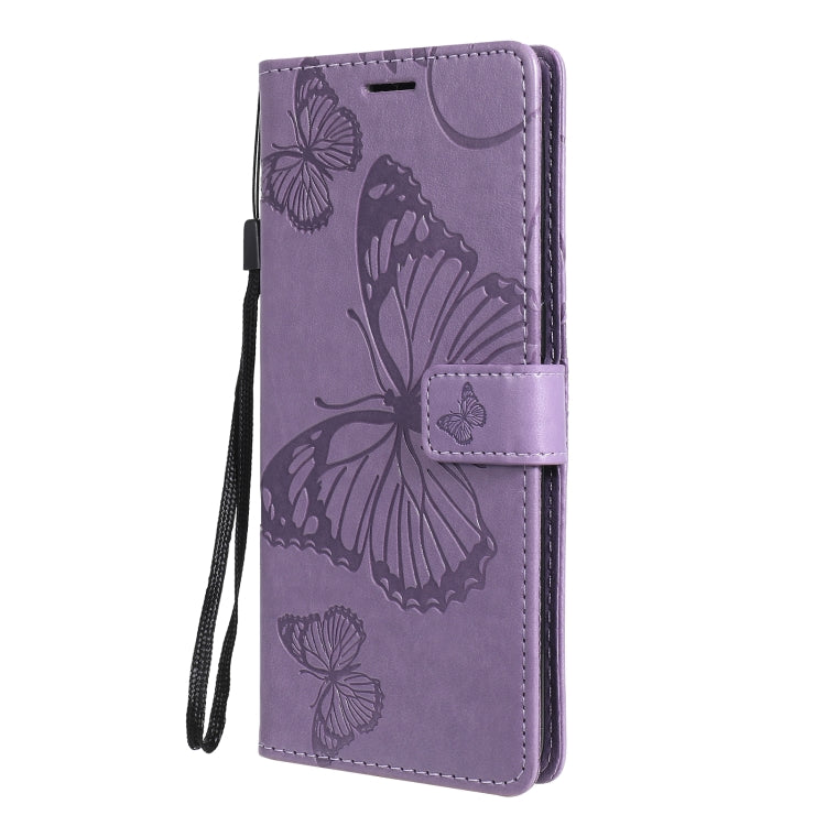 For OnePlus Nord N100 5G 3D Butterflies Embossing Pattern Horizontal Flip Leather Case with Holder & Card Slot & Wallet