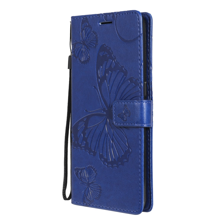 For OnePlus Nord N100 5G 3D Butterflies Embossing Pattern Horizontal Flip Leather Case with Holder & Card Slot & Wallet