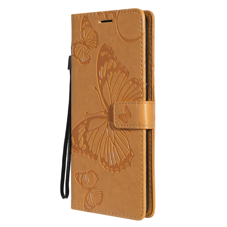 For OnePlus Nord N100 5G 3D Butterflies Embossing Pattern Horizontal Flip Leather Case with Holder & Card Slot & Wallet