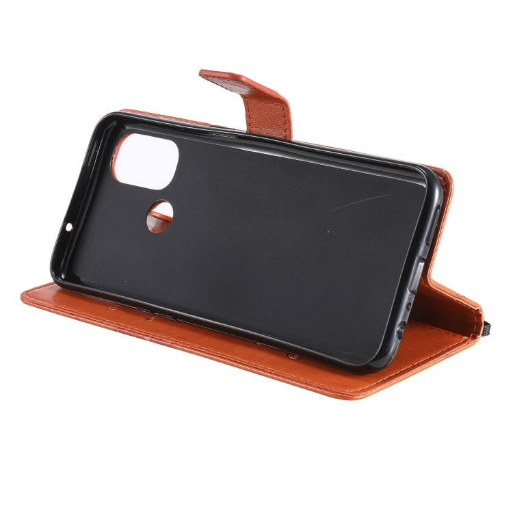 For OnePlus Nord N100 5G 3D Butterflies Embossing Pattern Horizontal Flip Leather Case with Holder & Card Slot & Wallet