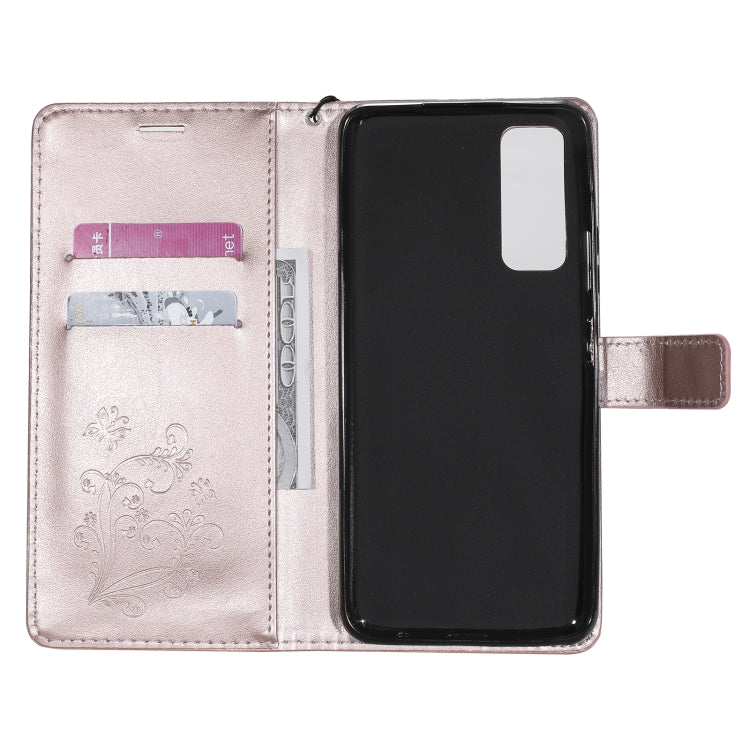 For OnePlus Nord N100 5G 3D Butterflies Embossing Pattern Horizontal Flip Leather Case with Holder & Card Slot & Wallet