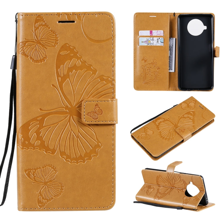 For Xiaomi Mi 10T Lite 3D Butterflies Embossing Pattern Horizontal Flip Leather Case with Holder & Card Slot & Wallet