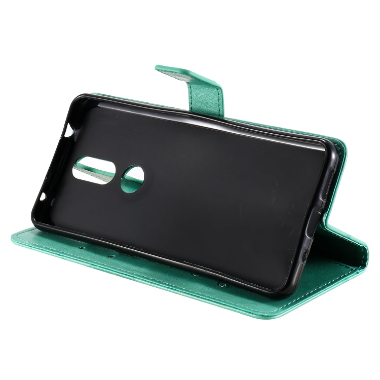 For Nokia 2.4 3D Butterflies Embossing Pattern Horizontal Flip Leather Case with Holder & Card Slot & Wallet