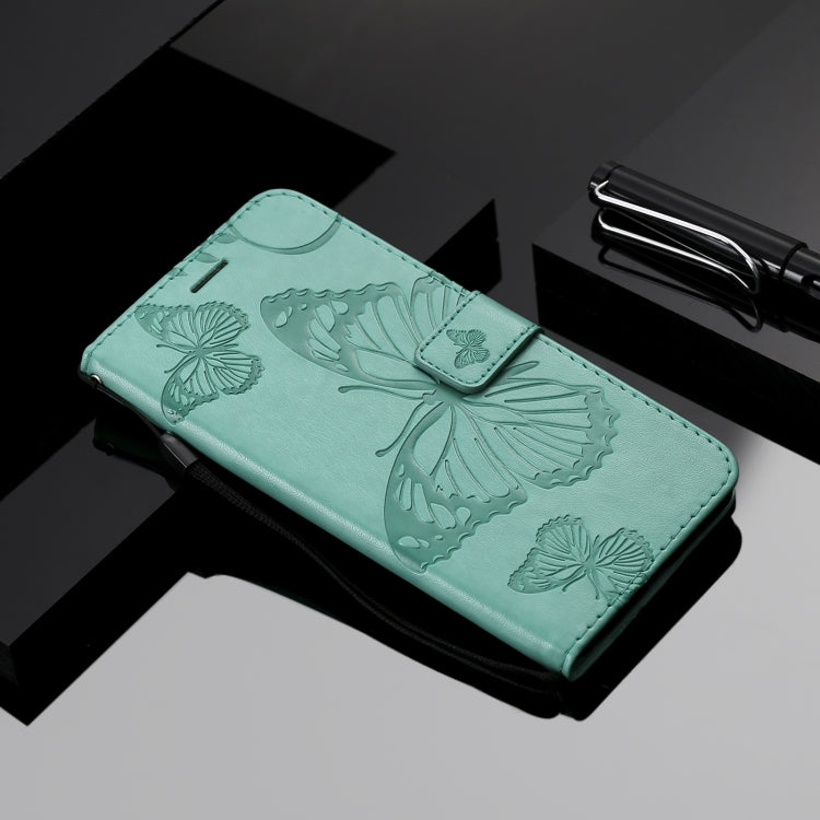 For Nokia 2.4 3D Butterflies Embossing Pattern Horizontal Flip Leather Case with Holder & Card Slot & Wallet