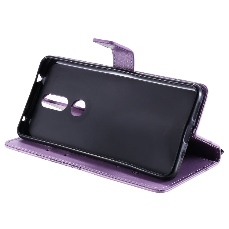 For Nokia 2.4 3D Butterflies Embossing Pattern Horizontal Flip Leather Case with Holder & Card Slot & Wallet