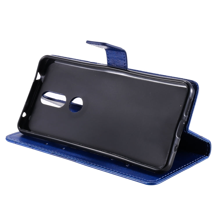 For Nokia 2.4 3D Butterflies Embossing Pattern Horizontal Flip Leather Case with Holder & Card Slot & Wallet