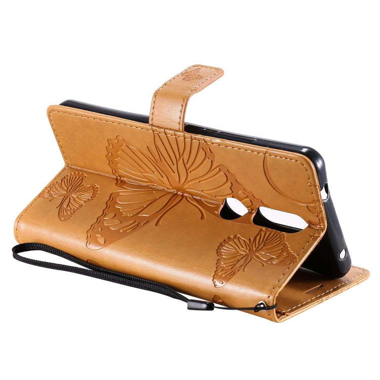 For Nokia 2.4 3D Butterflies Embossing Pattern Horizontal Flip Leather Case with Holder & Card Slot & Wallet