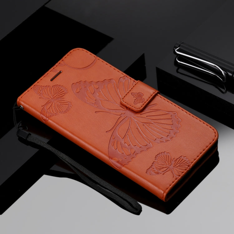 For Nokia 2.4 3D Butterflies Embossing Pattern Horizontal Flip Leather Case with Holder & Card Slot & Wallet