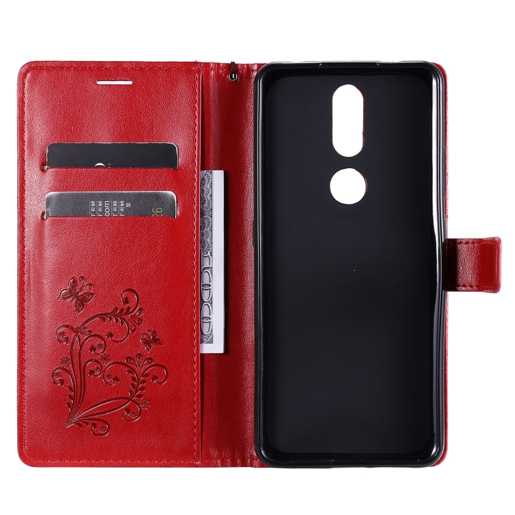 For Nokia 2.4 3D Butterflies Embossing Pattern Horizontal Flip Leather Case with Holder & Card Slot & Wallet