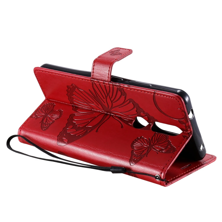 For Nokia 2.4 3D Butterflies Embossing Pattern Horizontal Flip Leather Case with Holder & Card Slot & Wallet