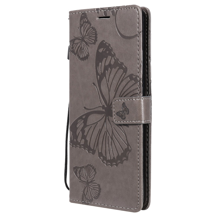 For Nokia 2.4 3D Butterflies Embossing Pattern Horizontal Flip Leather Case with Holder & Card Slot & Wallet