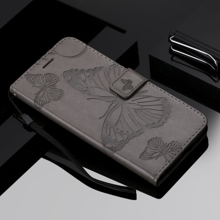 For Nokia 2.4 3D Butterflies Embossing Pattern Horizontal Flip Leather Case with Holder & Card Slot & Wallet