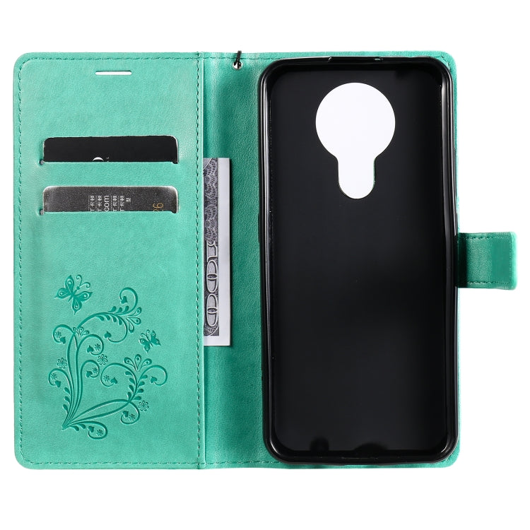 For Nokia 3.4 3D Butterflies Embossing Pattern Horizontal Flip Leather Case with Holder & Card Slot & Wallet