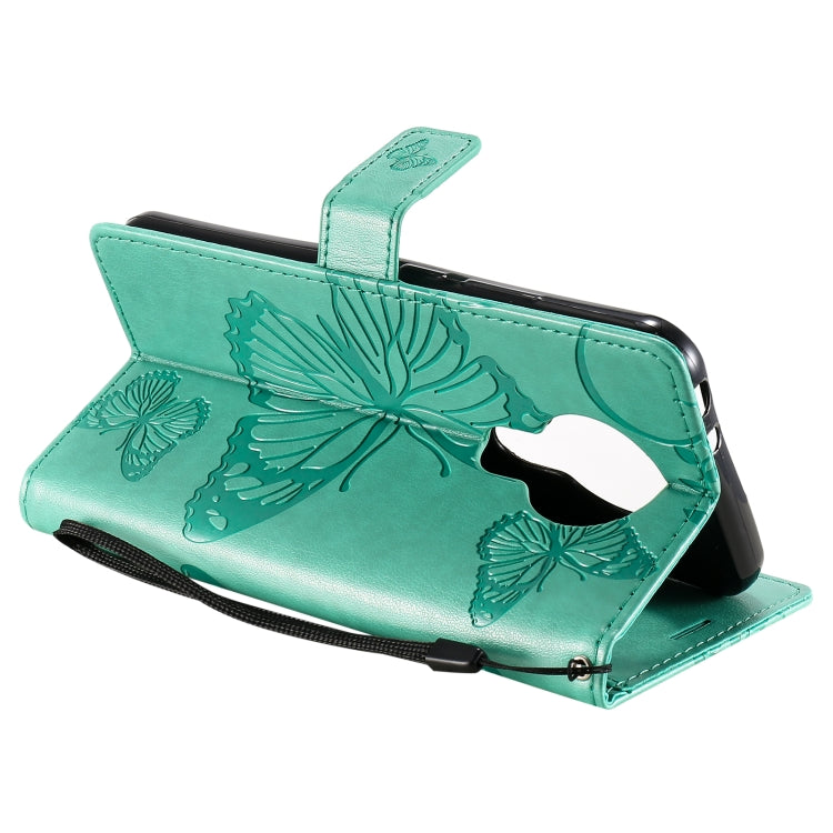 For Nokia 3.4 3D Butterflies Embossing Pattern Horizontal Flip Leather Case with Holder & Card Slot & Wallet