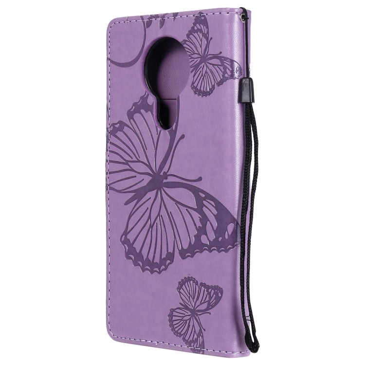 For Nokia 3.4 3D Butterflies Embossing Pattern Horizontal Flip Leather Case with Holder & Card Slot & Wallet