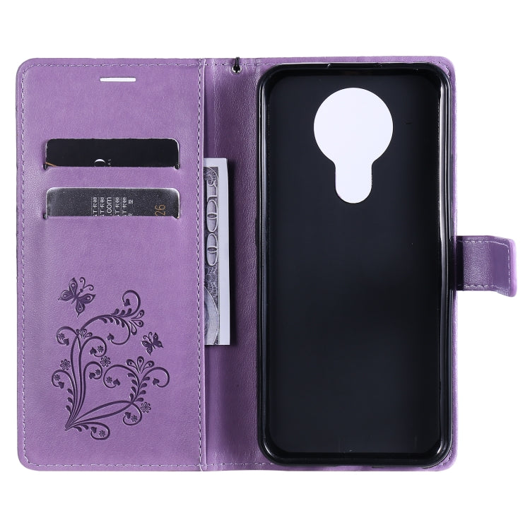 For Nokia 3.4 3D Butterflies Embossing Pattern Horizontal Flip Leather Case with Holder & Card Slot & Wallet