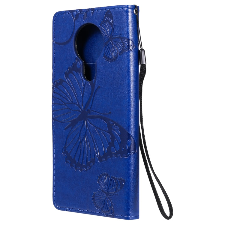 For Nokia 3.4 3D Butterflies Embossing Pattern Horizontal Flip Leather Case with Holder & Card Slot & Wallet