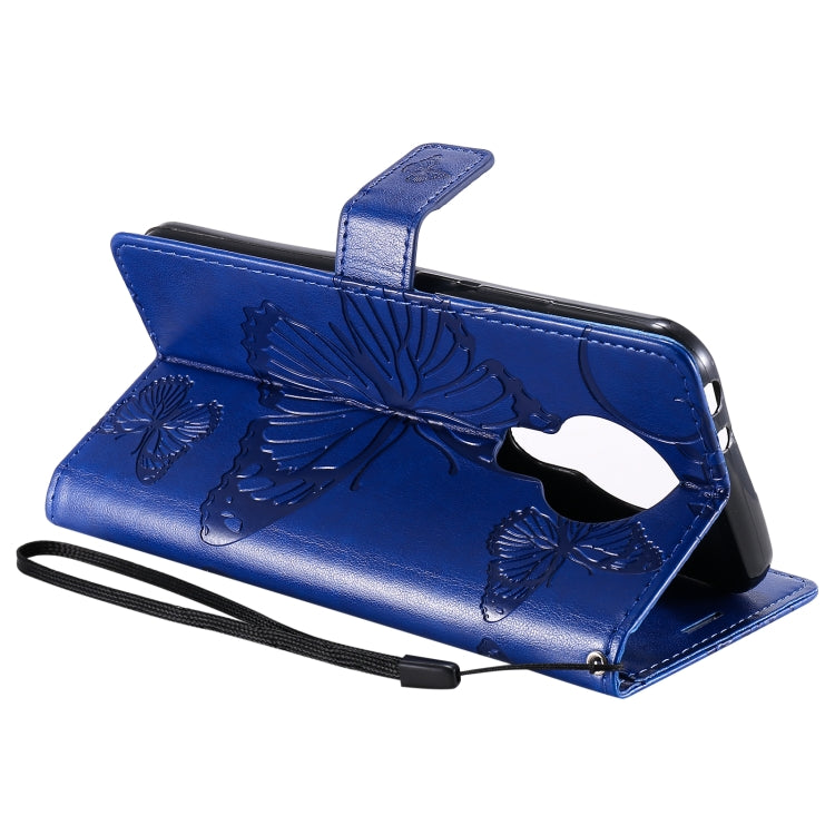 For Nokia 3.4 3D Butterflies Embossing Pattern Horizontal Flip Leather Case with Holder & Card Slot & Wallet