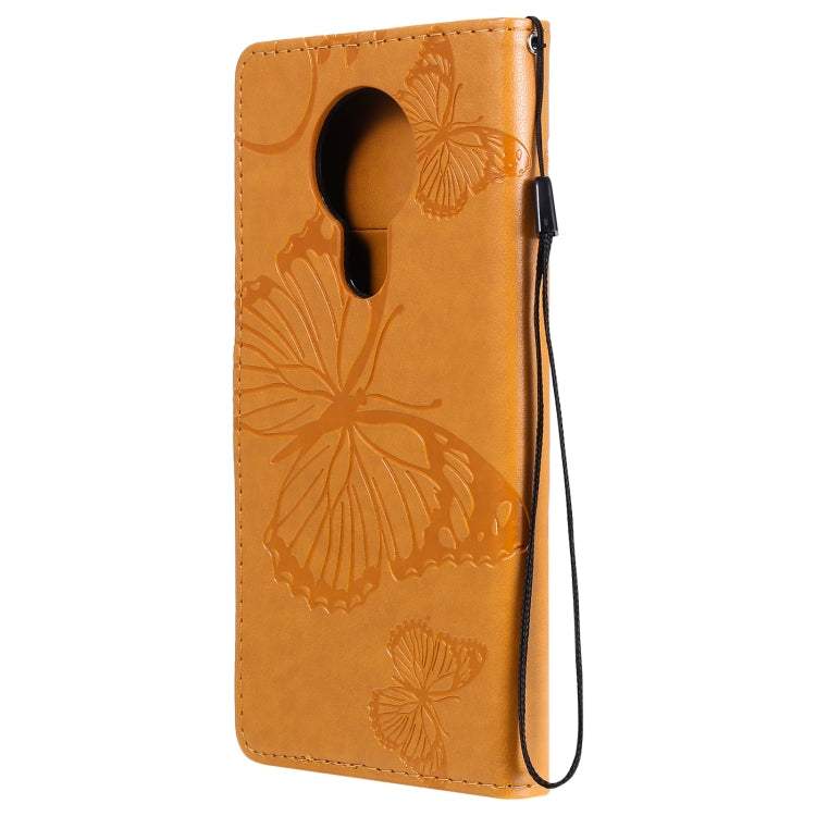 For Nokia 3.4 3D Butterflies Embossing Pattern Horizontal Flip Leather Case with Holder & Card Slot & Wallet