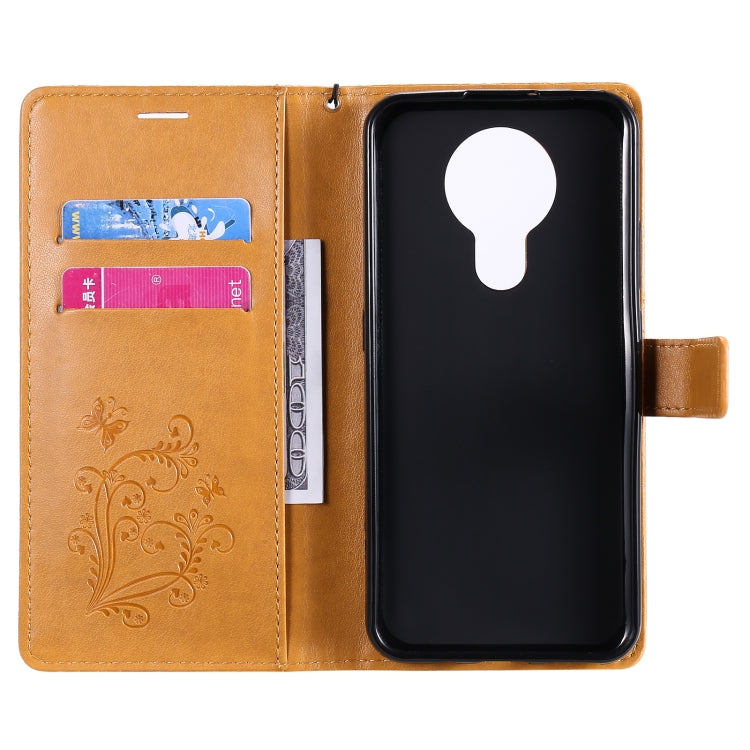 For Nokia 3.4 3D Butterflies Embossing Pattern Horizontal Flip Leather Case with Holder & Card Slot & Wallet