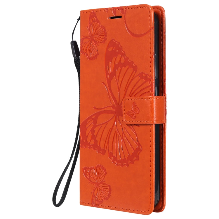 For Nokia 3.4 3D Butterflies Embossing Pattern Horizontal Flip Leather Case with Holder & Card Slot & Wallet