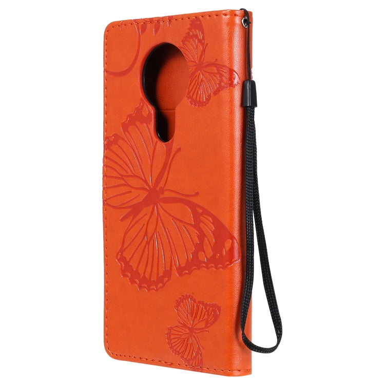 For Nokia 3.4 3D Butterflies Embossing Pattern Horizontal Flip Leather Case with Holder & Card Slot & Wallet