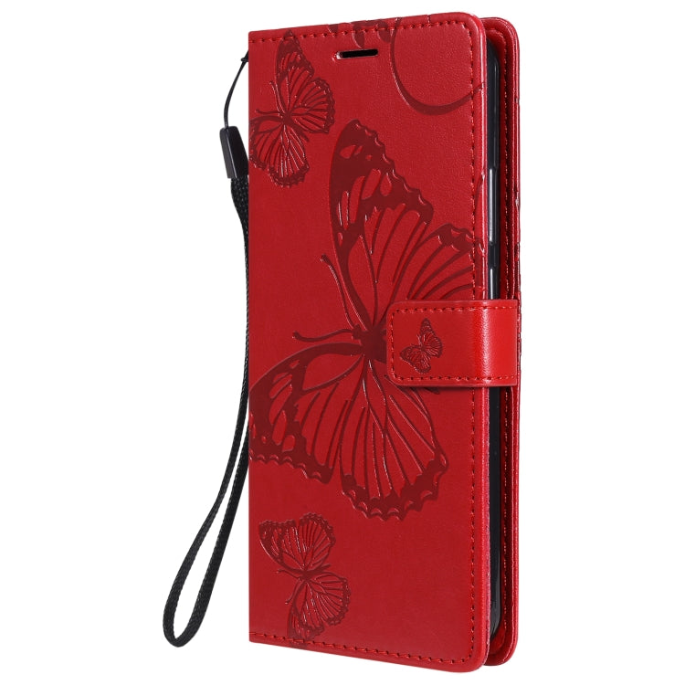 For Nokia 3.4 3D Butterflies Embossing Pattern Horizontal Flip Leather Case with Holder & Card Slot & Wallet